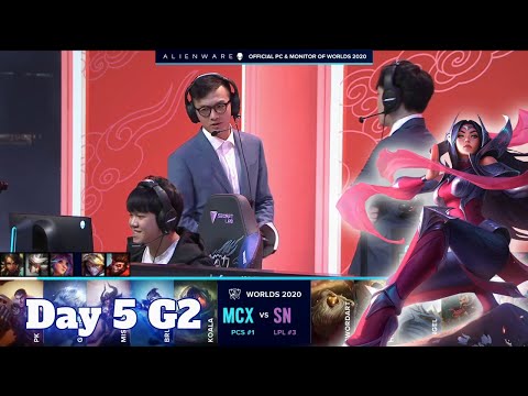 MCX vs SN | Day 5 Group A S10 LoL Worlds 2020 | Machi Esports vs Suning - Groups full game