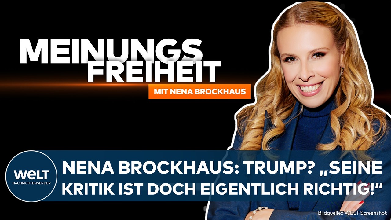 MEINUNGSFREIHEIT: Nena Brockhaus – Donald Trump? "Seine Kritik ist doch eigentlich richtig!"