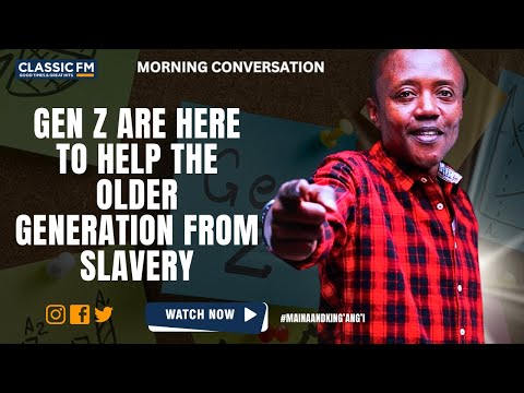 GEN Z ARE HERE TO HELP THE OLDER GENERATION FROM SLAVERY