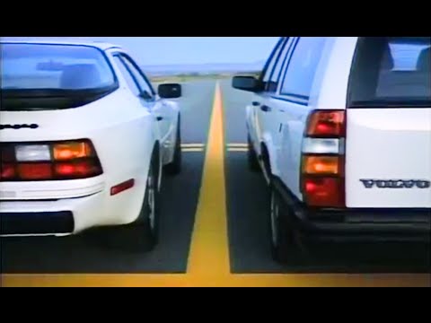 1987 Volvo Turbo Wagon commercial - vs. Porsche 944