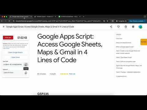 Finding Data in Google Sheets GSP1063