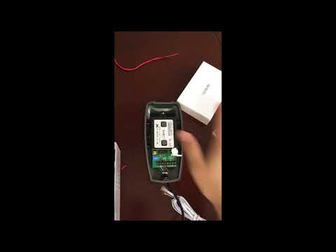 anka sci-tech AJ200 home security system with PIR detector connection