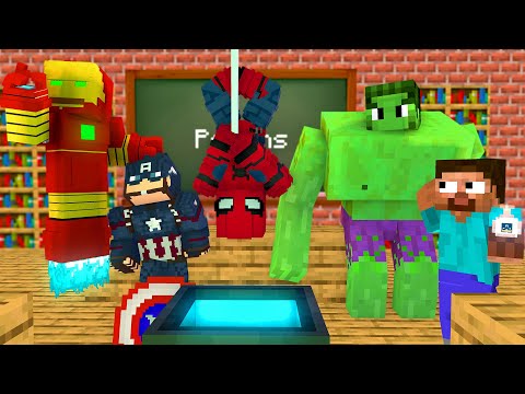 Monster School : Brewing Superhero Challenge - Minecraft Animation
