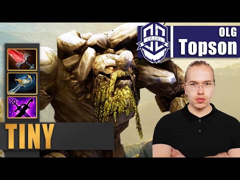 Tiny Mid | OLG.Topson | TOPSON 7.33C TINY MIDLANE NO MERCY BUILD SO IMBA | 7.33c Gameplay Highlights