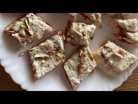 FIVE MINUTE  PAPITA AND FRESH MALAI ICE CREAM BARFI | HOW TO MAKE ICE CREAM BARFI OF PAPAYA & MALAI