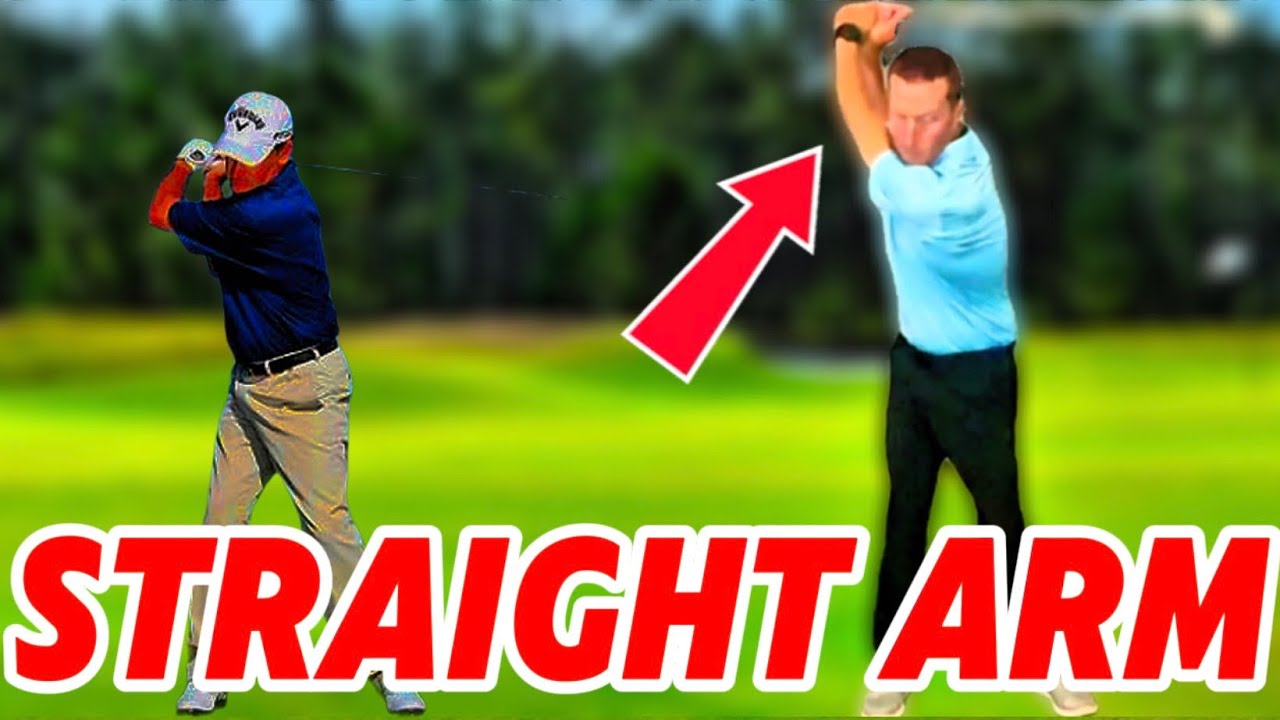 Keep Your Lead Arm Straight (Fix Your Backswing) + MORE WIDTH #golf #golfer #golfswing #golflife