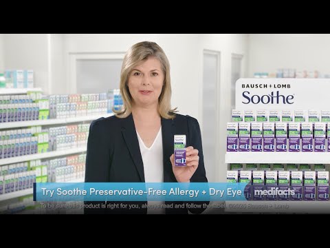 Soothe Preservative-free Allergy and Dry Eye featured by Medifacts Canada