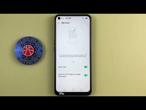 Split screen on OPPO A54 Android 11