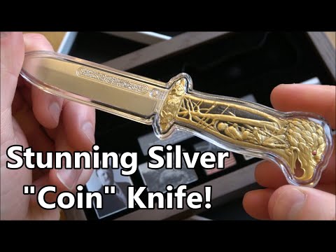 This Is Stunning - Theodore Roosevelt's Hunting Knife 2 oz Pure Silver Coin - Spectres.io!
