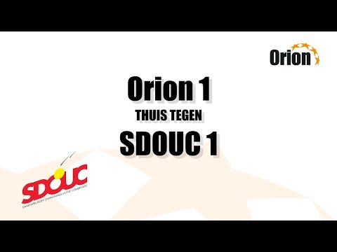Orion 1 vs SDOUC 1 (20-01-2019) HD 1080p60