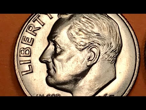 No Mint Mark US 1967 Dimes - United States Roosevelt 10 Cent Coins