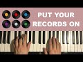 Ritt Momney - Put Your Records On (Piano Tutorial Lesson)