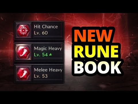 NEW RUNE BOOK SYSTEM (All Changes Explained) How to level runes - Throne and Liberty