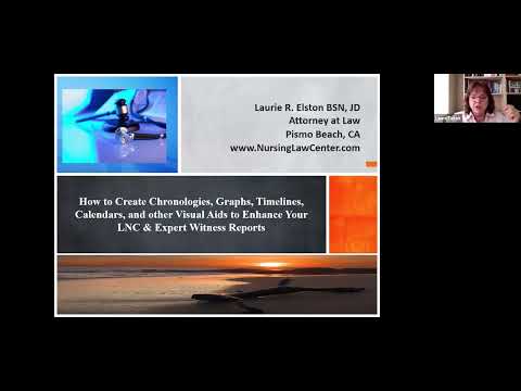 How to Create Chronologies, Graphs, and Timelines for Your LNC and Expert Reports | Advanced LNC
