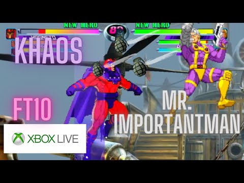 MvC2 - Khaos vs MrImportantMan Ft10 (XBL 07/27/2022)