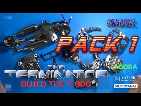 Agora Models Build the T-800 Terminator Pack 1 - 10 Stages Complete (1-10)