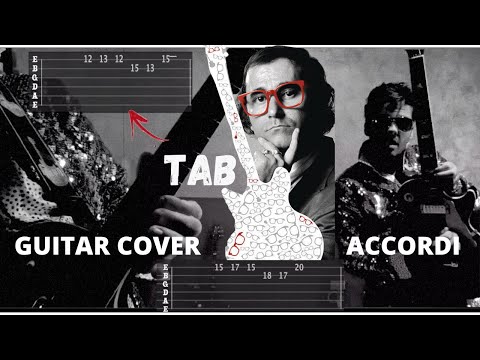 Doctor Jeckyll E Mister Hyde Chitarra Tutorial Riff Tab e Accordi - Ivan Graziani Cover