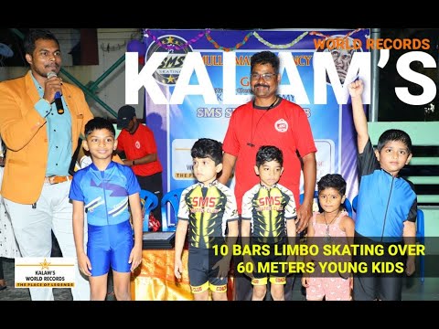 10 Bars Limbo Skating Over 60 Meters Young Kids | SMS Skating Club
