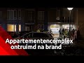 Bewoners uit appartementencomplex Waalwijk gehaald na brand