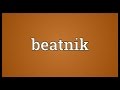 Beatnik Meaning
