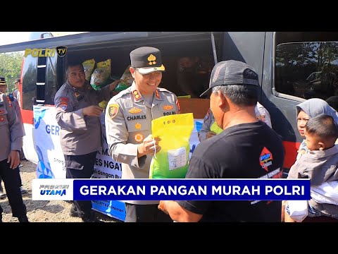 POLRES NGAWI BAGIKAN BANTUAN BERAS SPHP KEPADA MASYARAKAT SECARA GRATIS