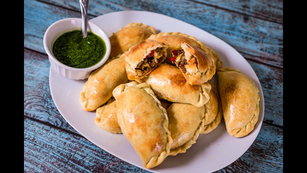 Authentic Argentinian Beef Empanadas with Chimichurri Sauce | TOM TO TABLE