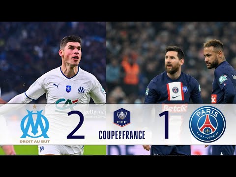 Marseille v PSG | 1/8 Final | French Cup 2023 | Highlights & All Goals| Magic Marseille  #psg #messi