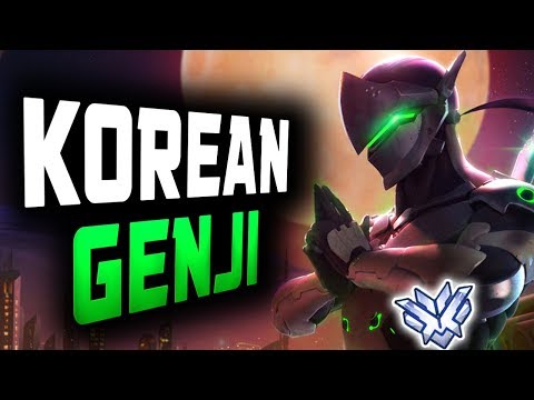 Architect - Korean Genji God! 45 ELIMS! [ OVERWATCH SEASON 13 TOP 500 ]