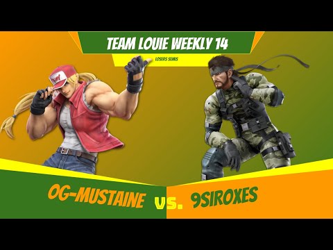Team Louie Weekly 14 - Losers Semis - OG-Mustaine (Terry) Vs. 9SIRoxes (Snake)