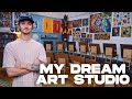 Building my Dream NYC Art Studio - 3 years in 30 minutes