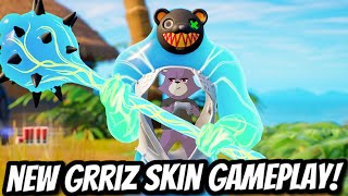 *NEW* GRRIZ SKIN + PICK ME UP EMOTE GAMEPLAY! - Fortnite Battle Royale