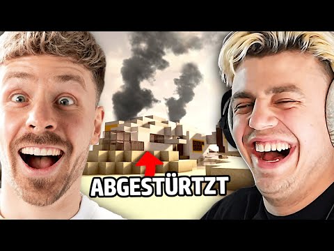 Papaplatte & Rewi spielen Minecraft Crashlanding (Hardcore Modpack) - Part 1