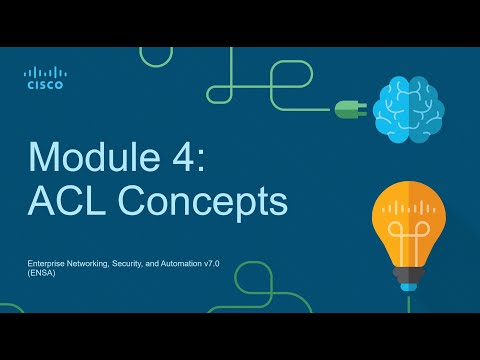 CCNA3 Module 4: ACL Concepts - Enterprise Networking, Security, and Automation (ENSA)