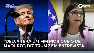 Trump ameaça Delcy Rodríguez e fala em “fim pior que Maduro” | #NewsDomingo
