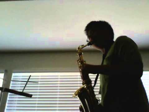 Axel F on alto Sax