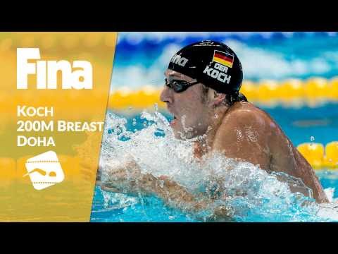 Koch 3.78sec in advance - 200m Breast #6 Doha