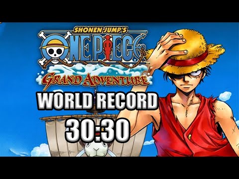 One Piece: Grand Adventure - Any% Speedrun in 30:30 [World Record]
