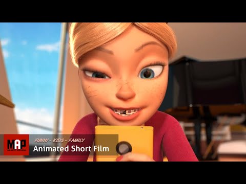 Funny CGI 3d Animated Short Film ** SELFIE CAT ** Family Kids Movie Animation by ArtFX Team