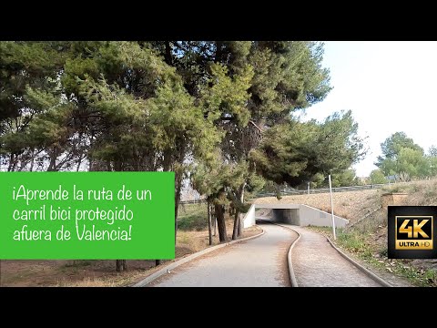 Paseo de ciudad - Valencia, España - Bicimetro Ruta 17 - Lliria a Rafelbunyol (Parte 1)