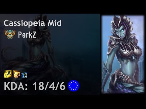 Cassiopeia Mid vs Taliyah - PerkZ - EUW Challenger Patch 7.7