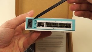 Mikrotik Cloud Router Switch (CRS106-1C-5S) - відео 1