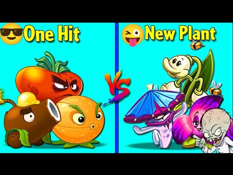 All Plants 1 POWER-UP vs Hamster Ball Zombie - Who Will Win? - PvZ 2 v10.4.1 Challenge