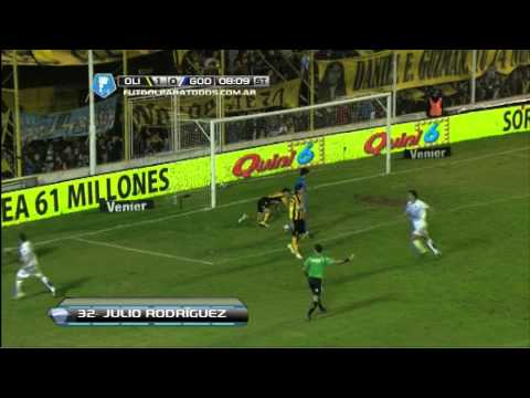 Gol de Rodríguez. Olimpo 1 - Godoy Cruz 1. Fecha 18. Torneo Final 2014. FPT