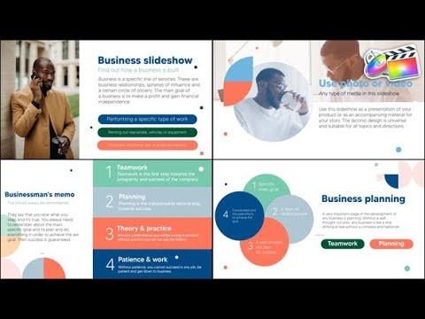 Apple Motion Template: Business Slideshow | FCPX