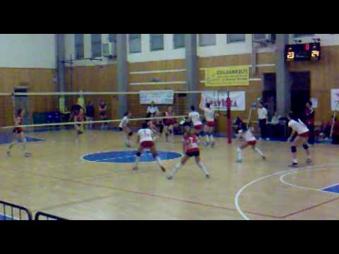 PavideaTAL Fiorenzuola vs Pallavolo Don Colleoni BG, gara 1 playoff 2009/10; (set 1; 25-23)
