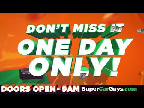 Black Friday is Orange Friday at Super Car Guys!