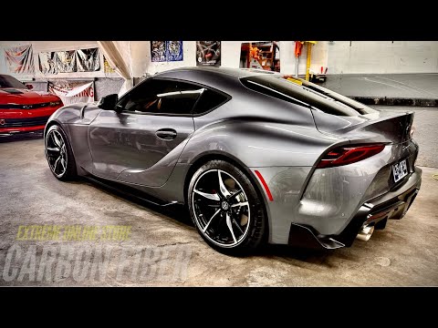 NEW LOOK FOR MY SUPRA! Extreme Online Store Carbon Lip & Spoiler