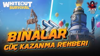 GÜÇ KAZANMA YOLLARI - BİNALAR - WHİTEOUT SURVİVAL