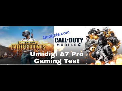 Umidigi A7 Pro gaming test | PUBG Mobile | Call of Duty Mobile