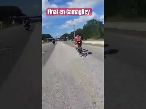 Fragmento del final en la carrera de Camagüey.  Gracias Floro Ciclismo Gonzalez  #cubanosporelmundo